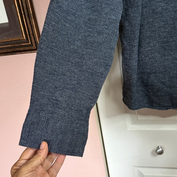 Dickies Navy Textured Heavyweight Shirt size 3x - Picture 3 of 8